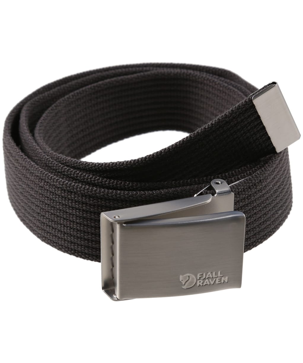 Men's Fjallraven Canvas Belt - Dark Grey