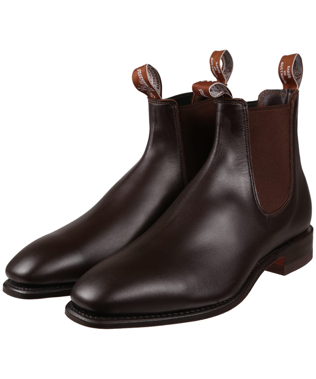 R.M. Williams Classic Craftsman Boots - Yearling leather, classic leather sole - H (Wide) Fit - Chestnut