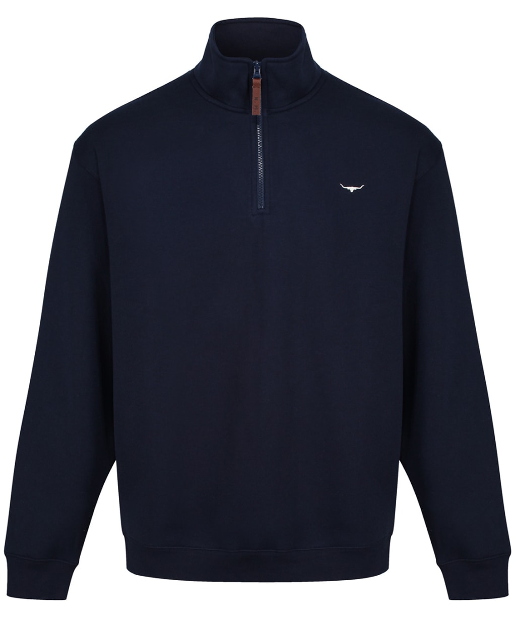 R.M. Williams Mulyungarie Fleece Half Zip - Navy