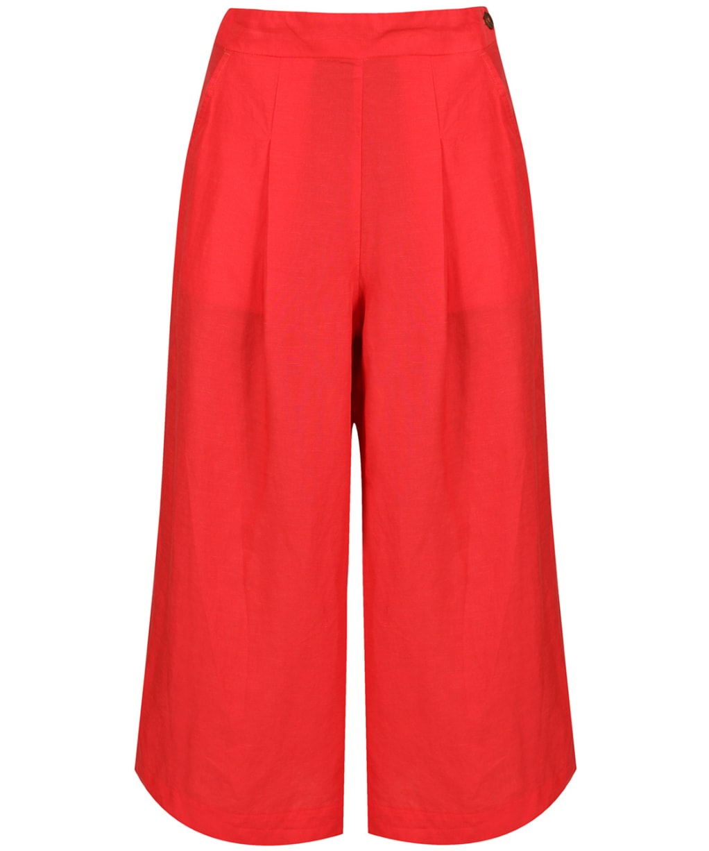 Women’s Joules Alexi Solid Fluid Culottes - Poppy