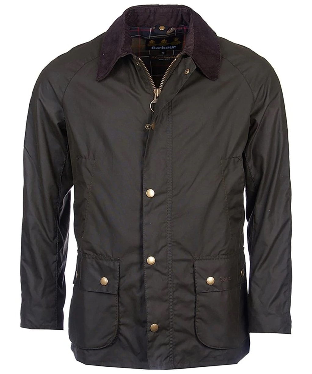 Men's Barbour Ashby Waxed Jacket - Olive