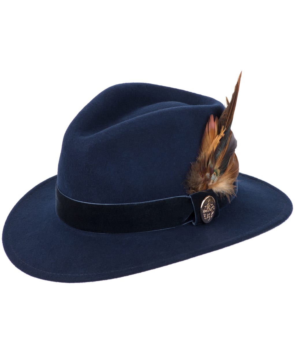 Women’s Hicks & Brown The Chelsworth Fedora - Navy