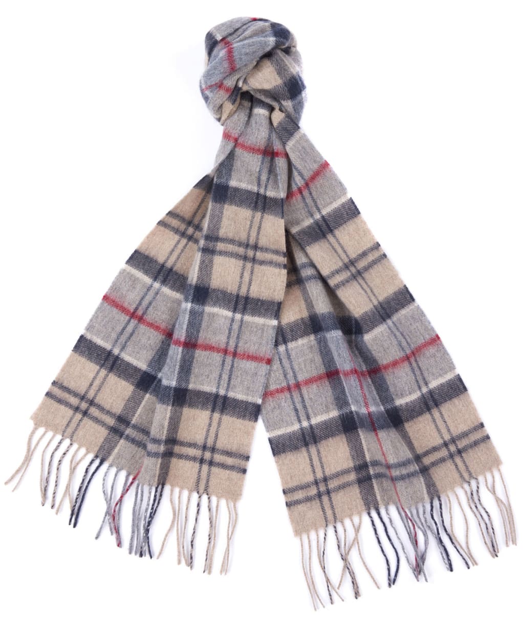 Barbour Tartan Merino Cashmere Wool Scarf - New Dress Tartan