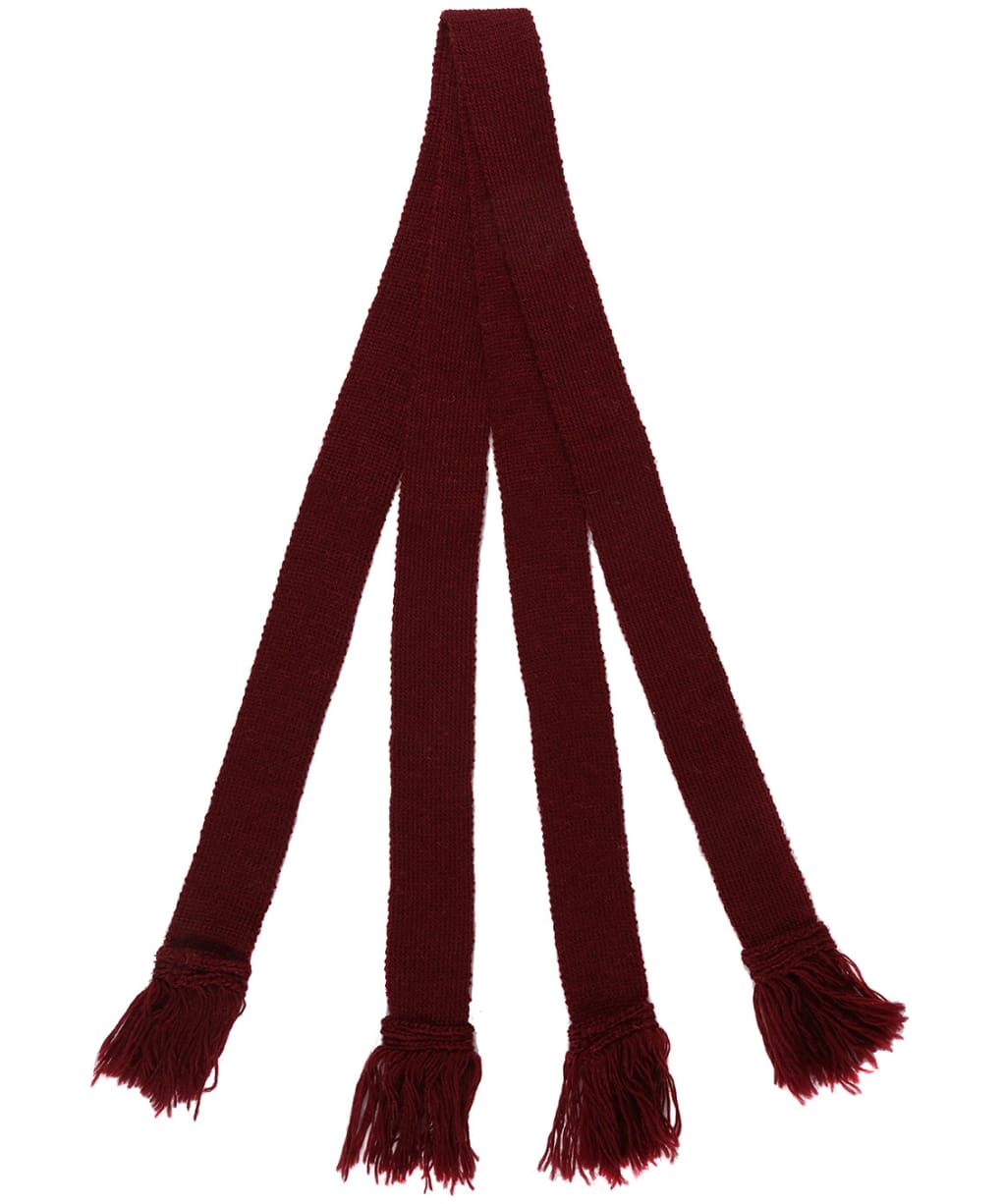 Pennine Plain Garter - Burgundy