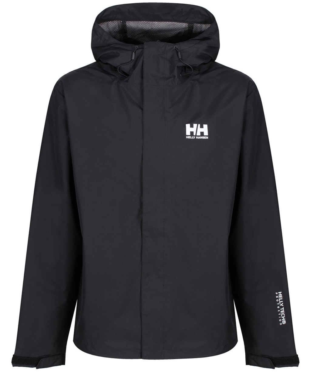 Men's Helly Hansen Seven J Waterproof Jacket - Black