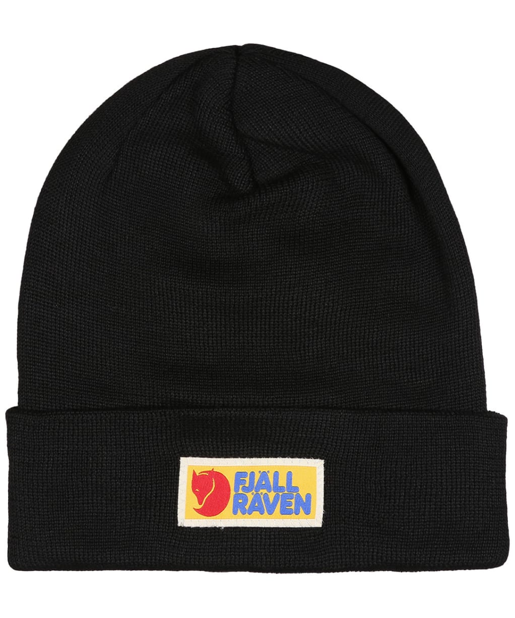 Men’s Fjallraven Vardag Classic Beanie Hat - Black