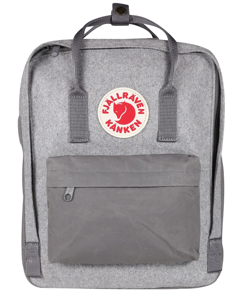 Fjallraven Kanken Re-Wool Backpack - Granite Grey
