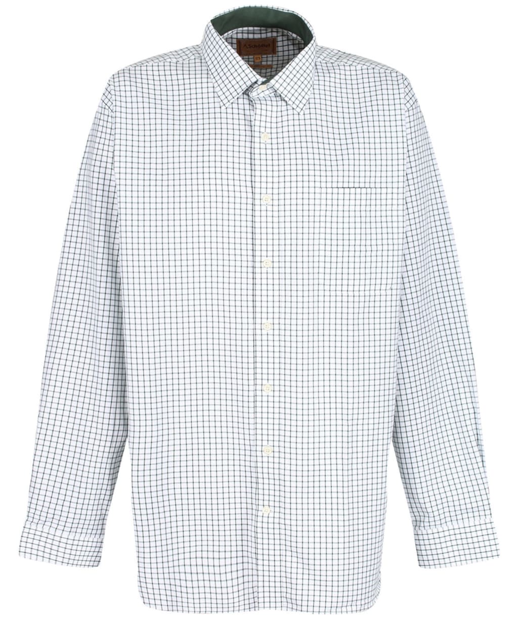 Men's Schoffel Cambridge Shirt - Dark Olive