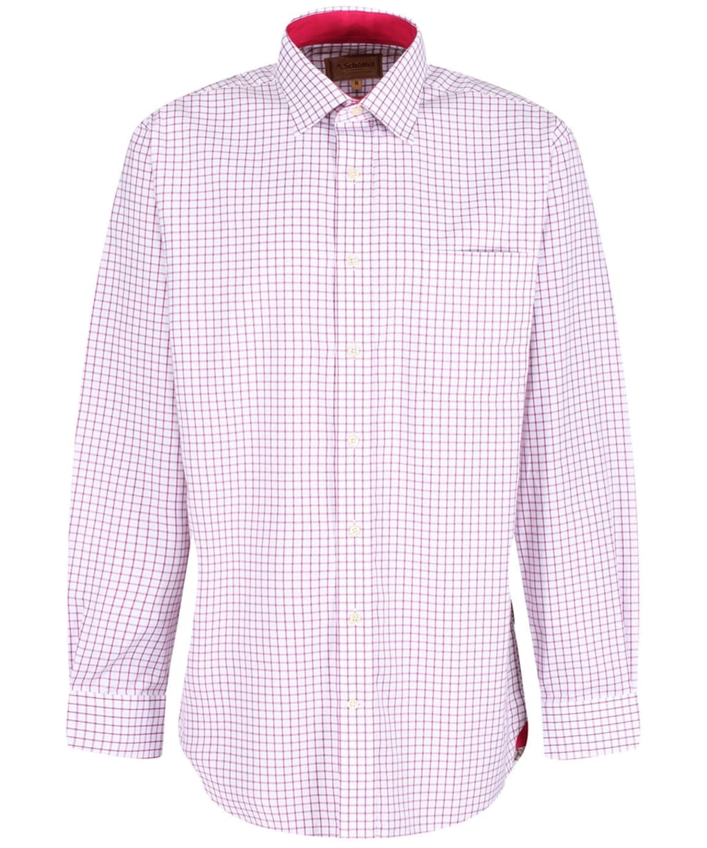 Men's Schoffel Cambridge Shirt - Raspberry