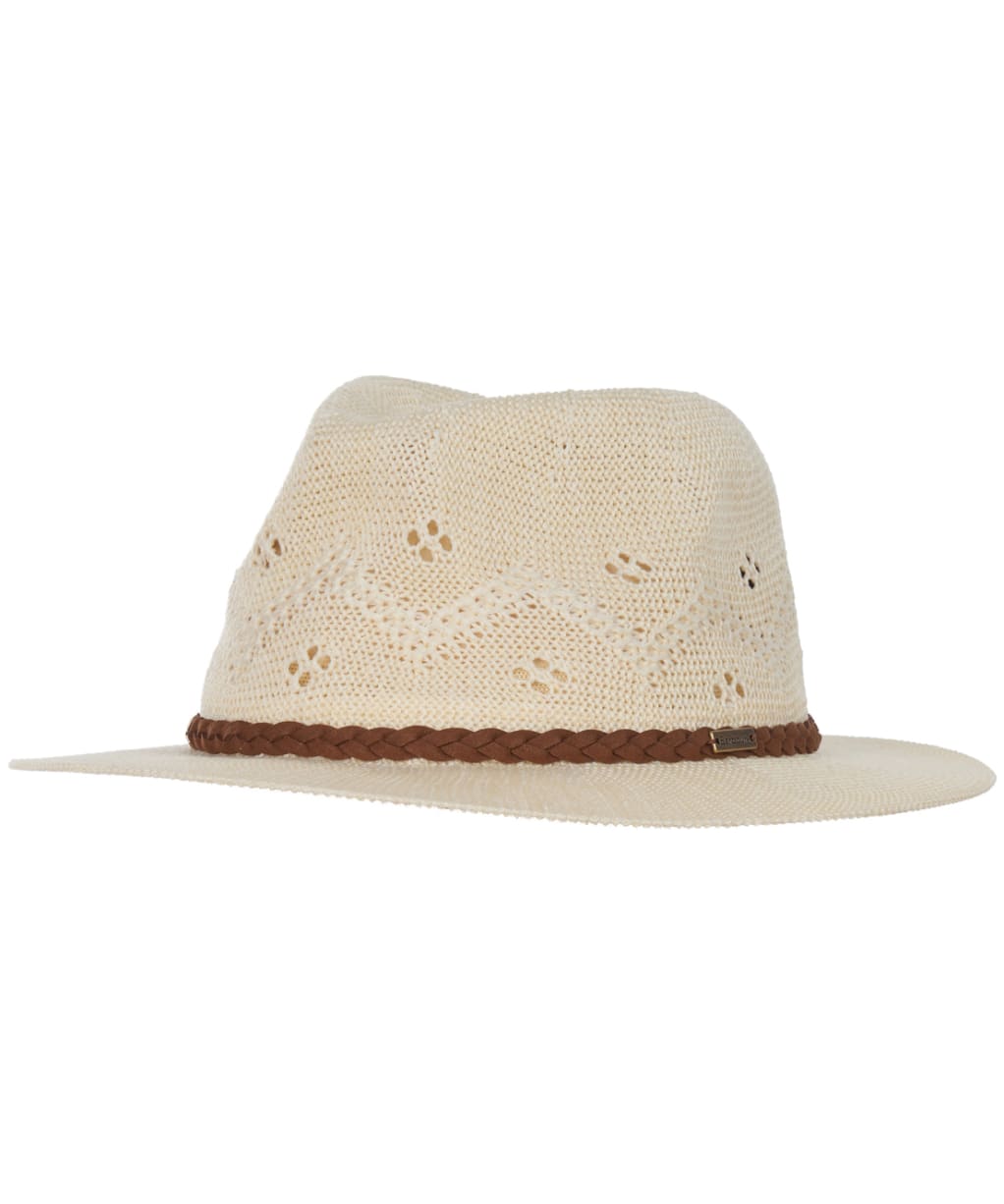 Women's Barbour Flowerdale Trilby Hat - Cream