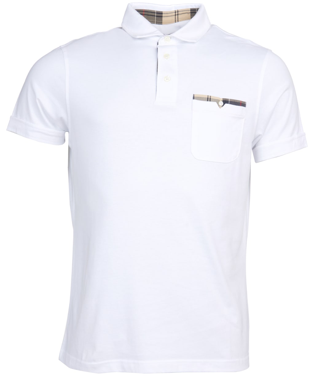 Men’s Barbour Corpatch Polo Shirt - White