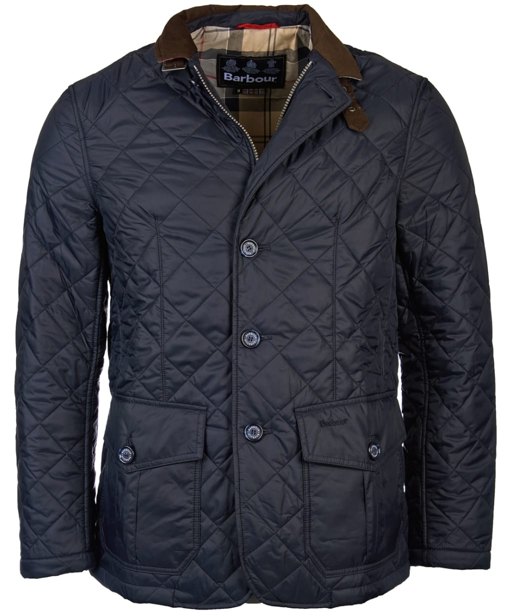 Men's Barbour Sander Quilted Jacket - Navy
