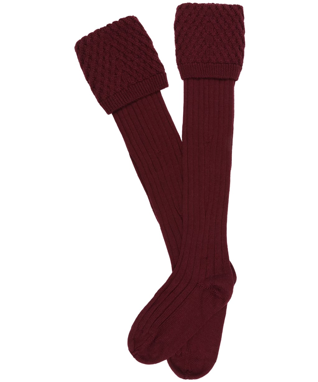 Pennine Chelsea Socks - Burgundy