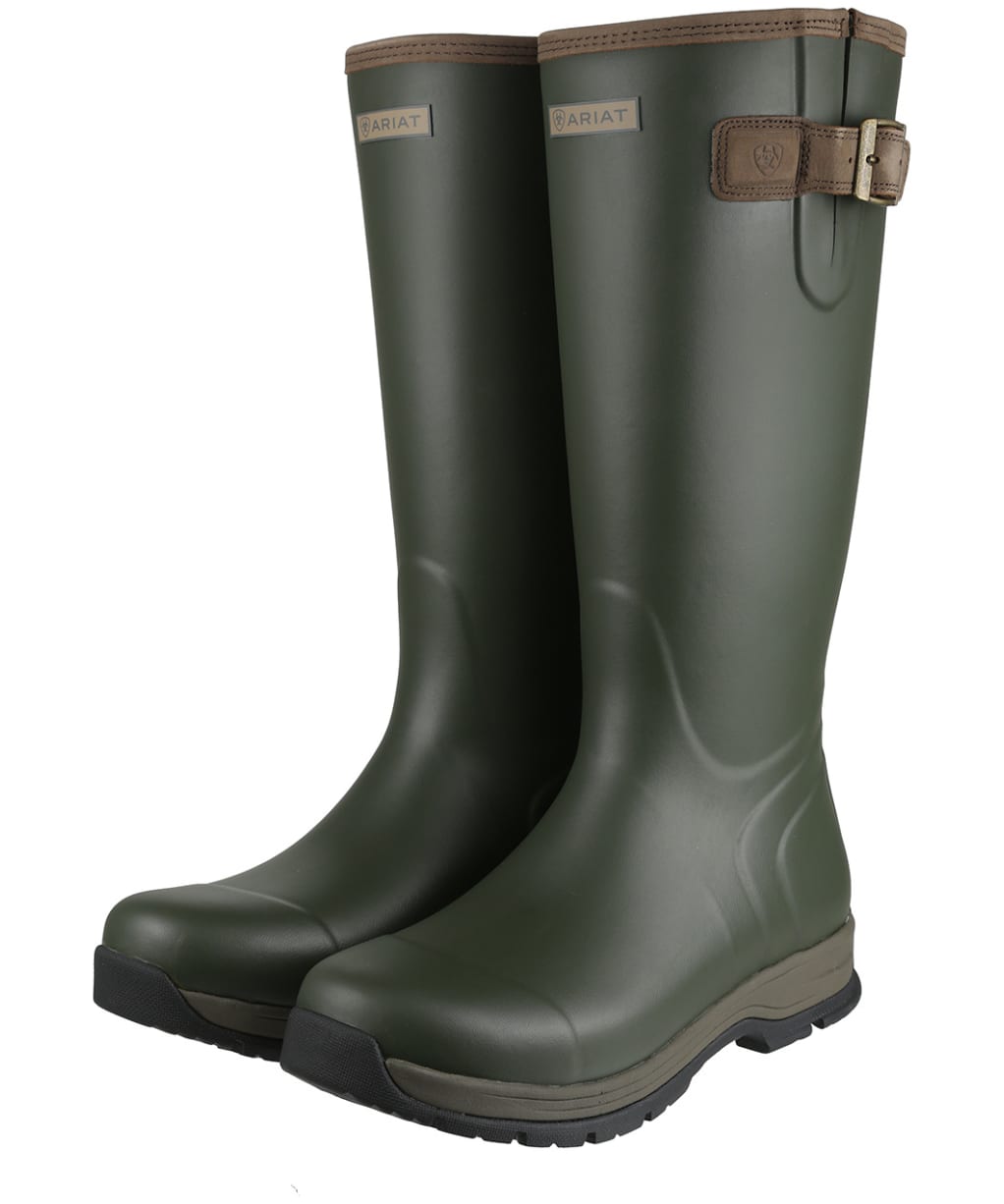 Men’s Ariat Burford Insulated Wellington Boots - Olive
