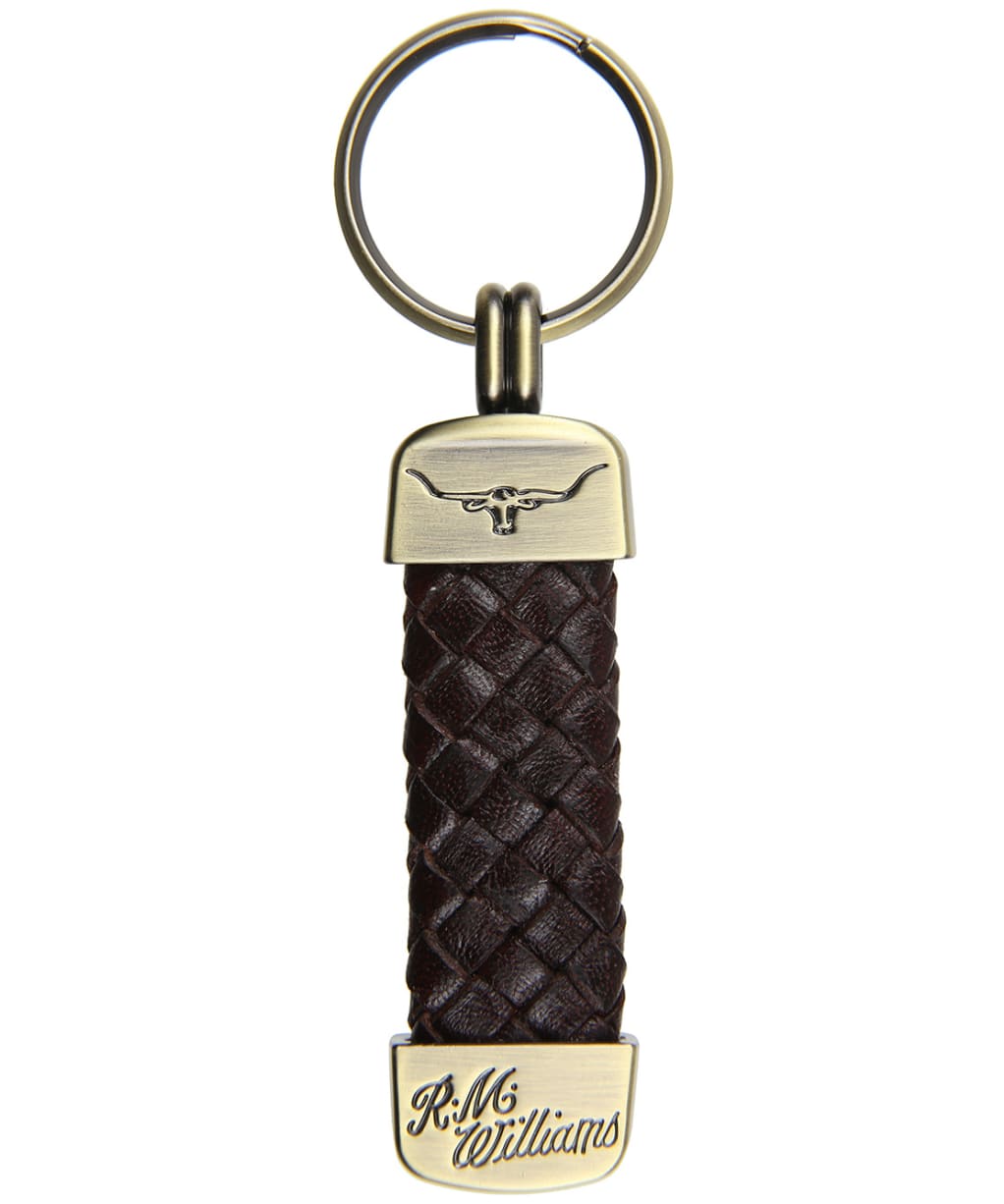 R.M. Williams Brass Key Ring - Brown
