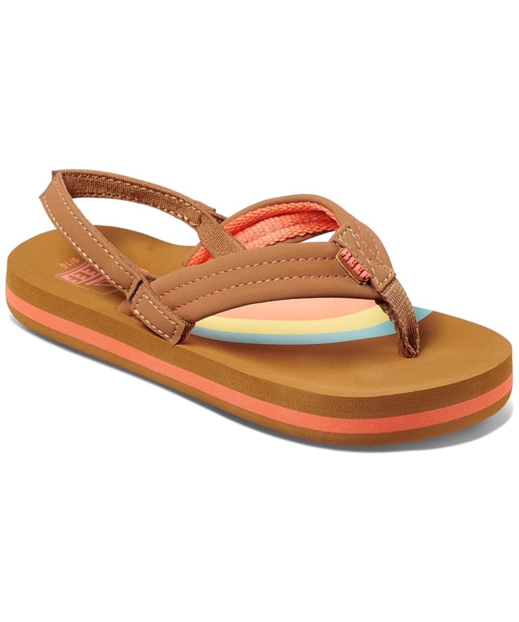 Girl's Reef Little Ahi Flip Flops - Littles - Rainbow