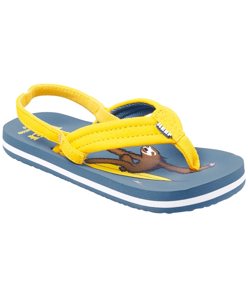 Boy's Reef Jonas Claesson Little Ahi Flip Flops - Littles - Surfing Sloth