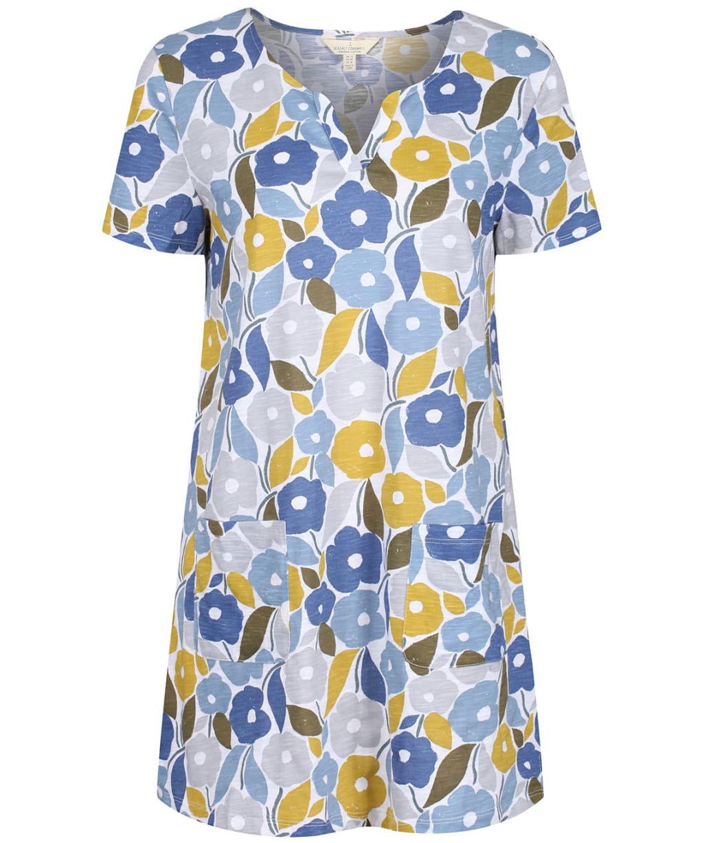 Women's Seasalt Artist's Palette Tunic - Chalked Blooms Wild Pansy