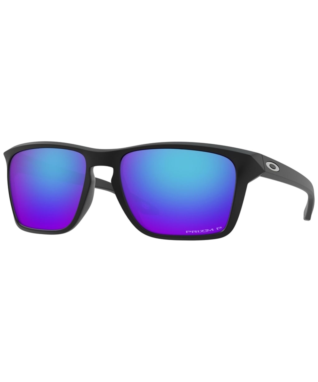 Oakley Sylas Prizm Sapphire Polarized Sunglasses - Matte Black