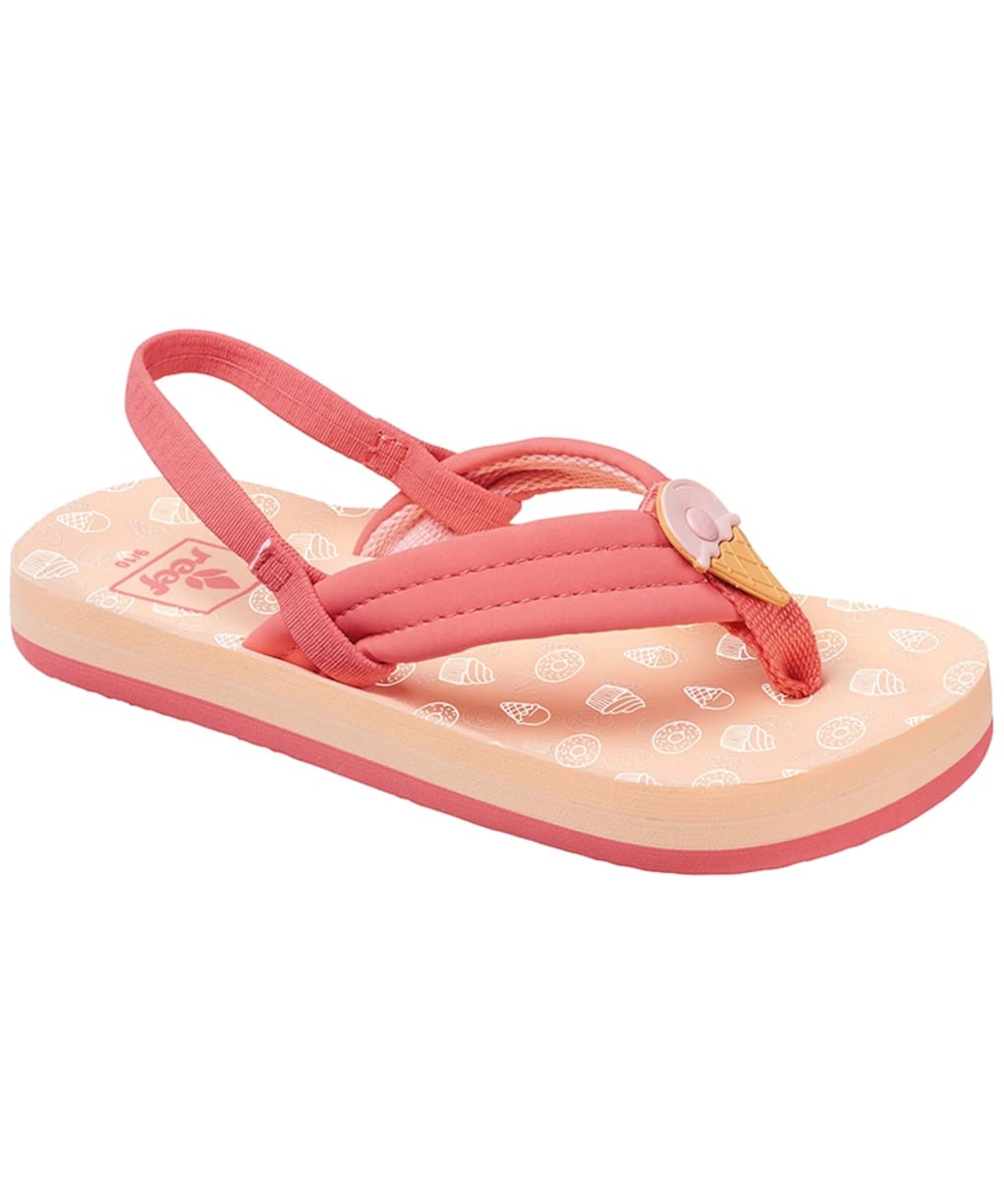 Girl's Reef Little Ahi Scents Flip Flops - Kids - Ice Cream