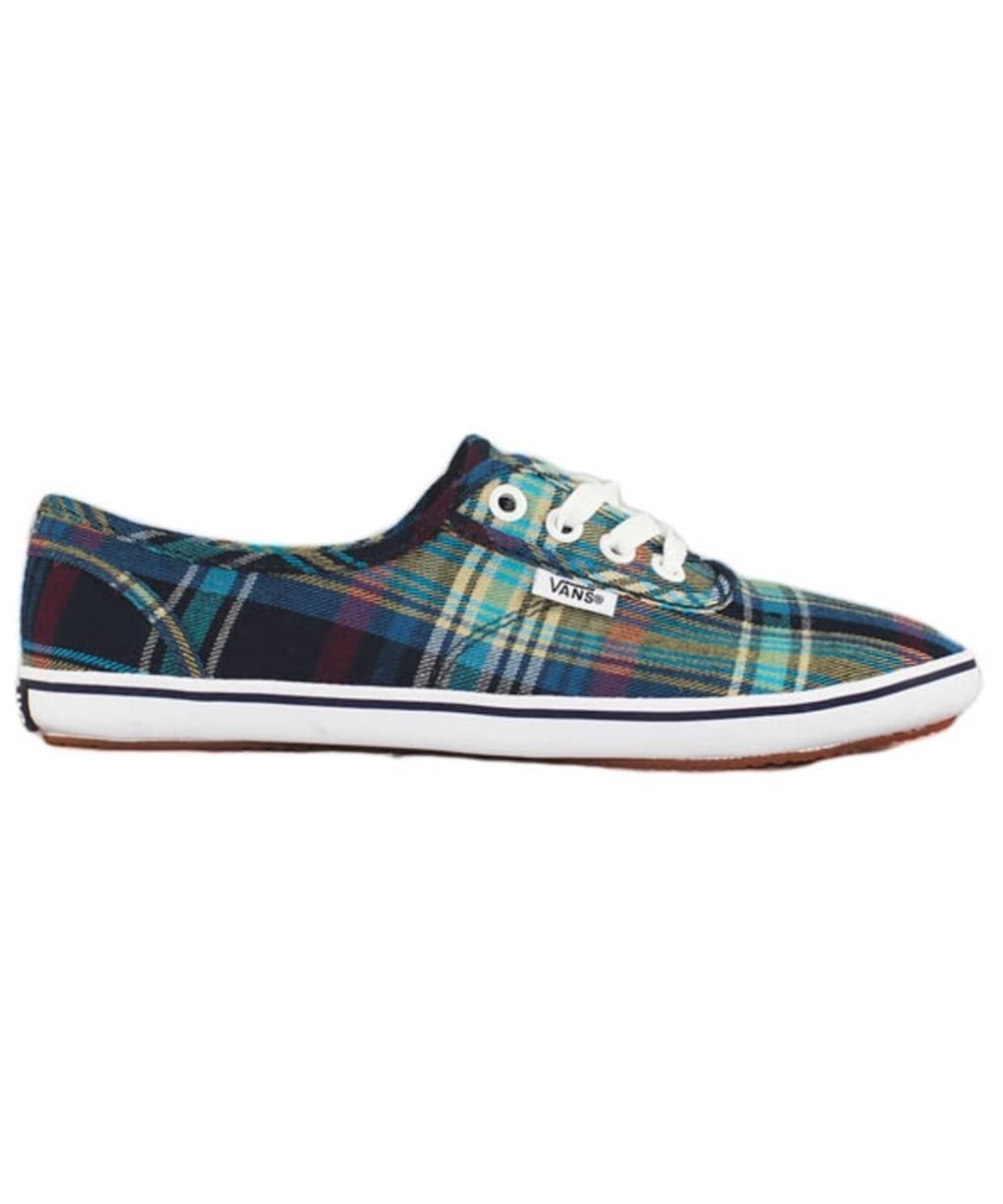 Women’s Vans Cedar Shoes - Plaid Navy Multi