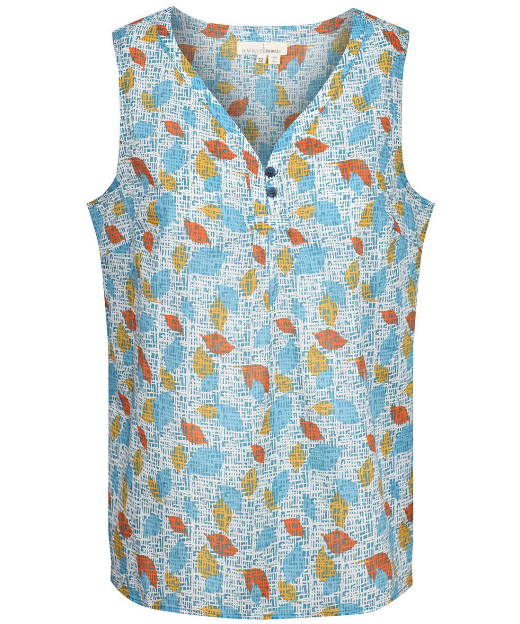 Women’s Seasalt Sonar Top - Cross Hatch Leaves Water