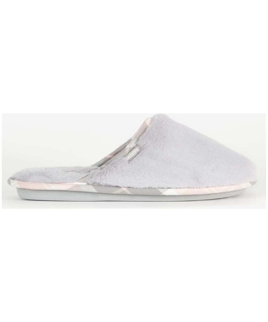 Women’s Barbour Agatha Slippers - Grey Faux Fur
