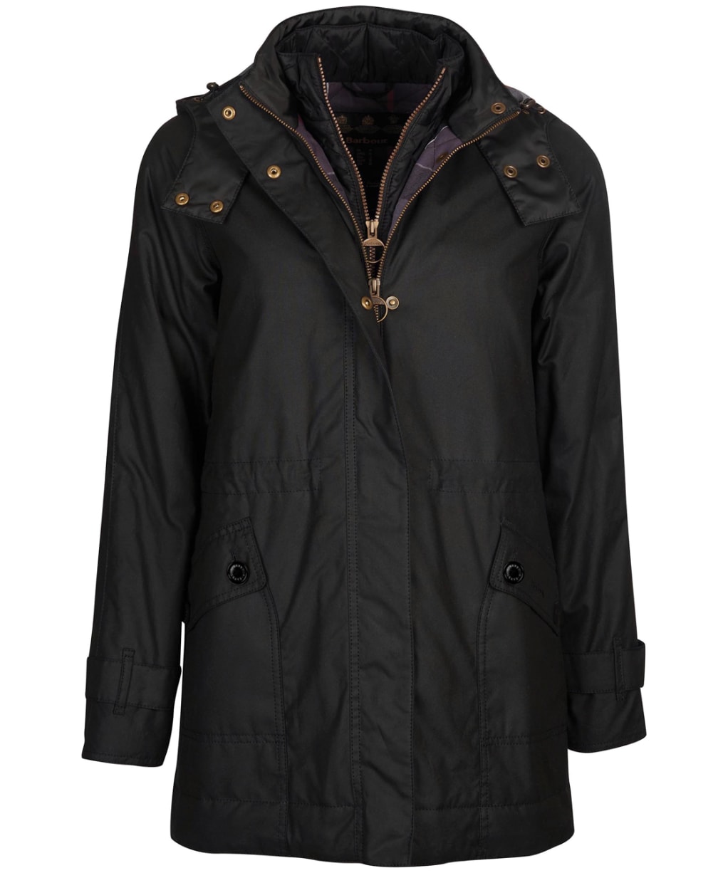 Women's Barbour Cannich Wax Jacket - Black