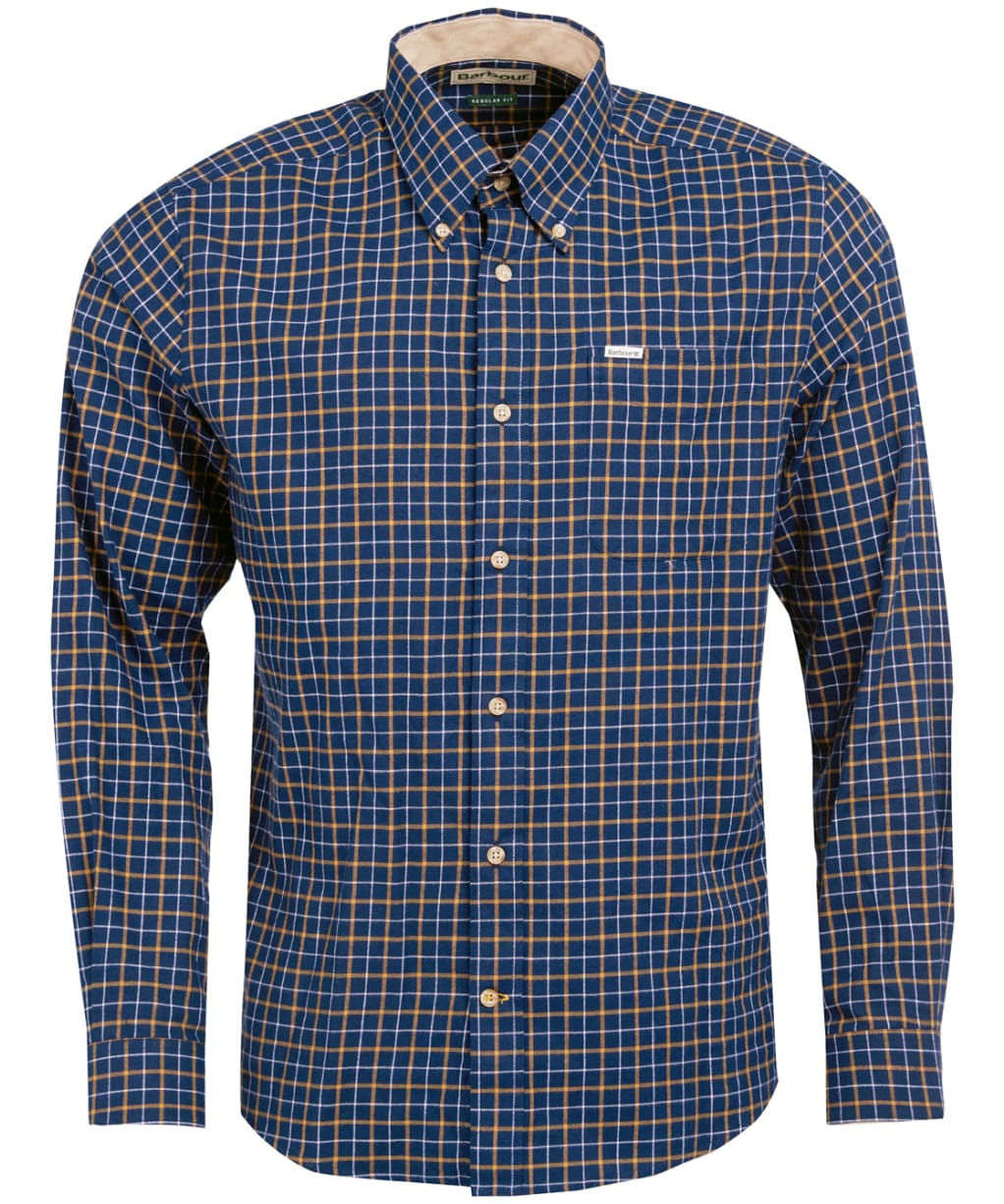 Men's Barbour Bank Check Shirt - NAVY CHECK 2