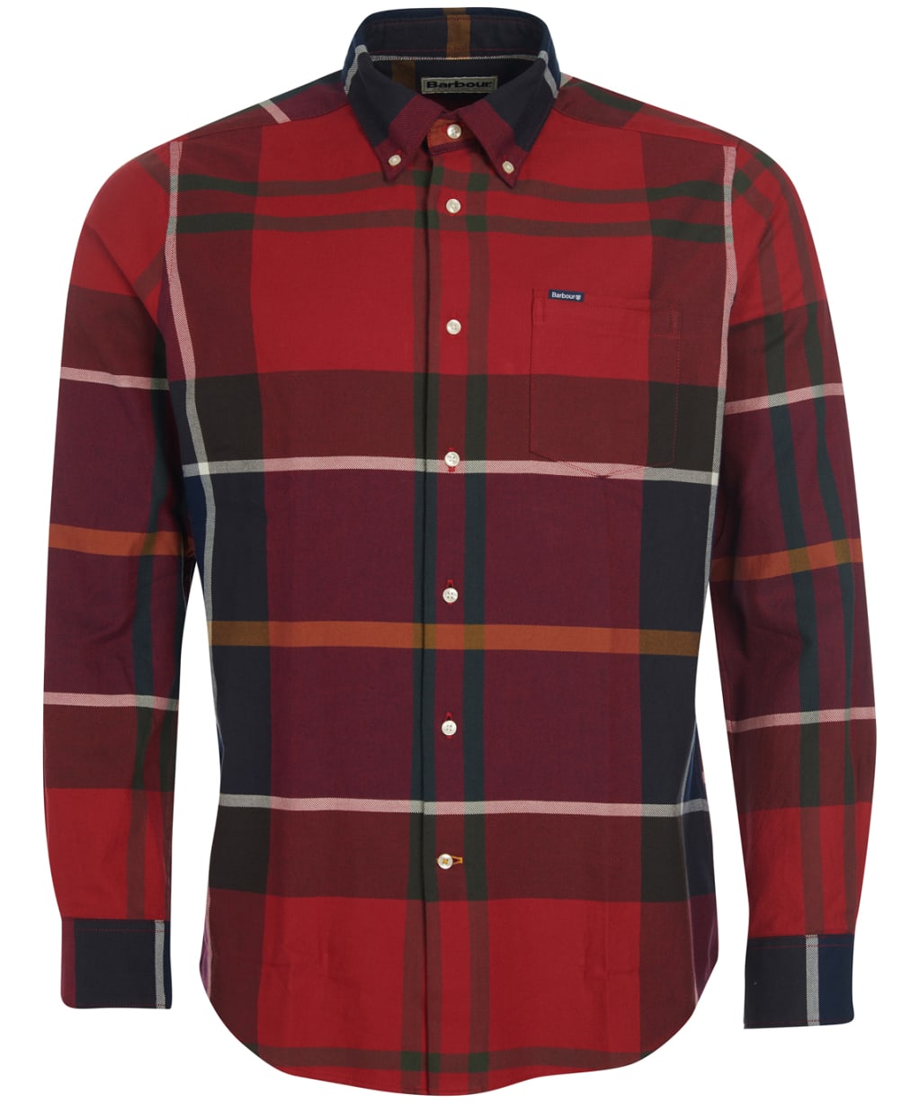 Men’s Barbour Dunoon Tailored Shirt - Red