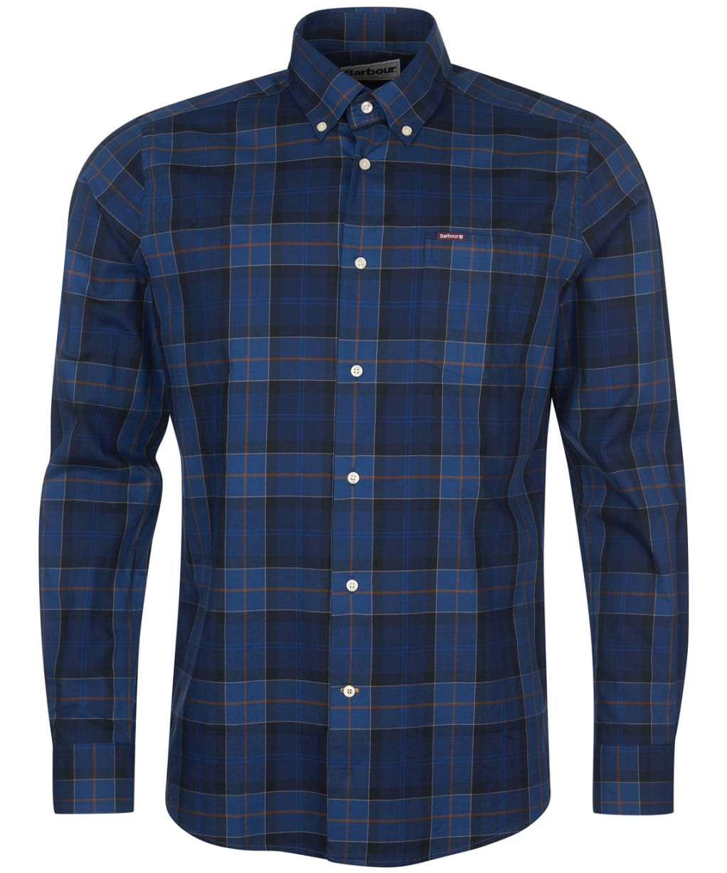 Men’s Barbour Wetherham Tailored Shirt - MIDNIGHT TARTAN