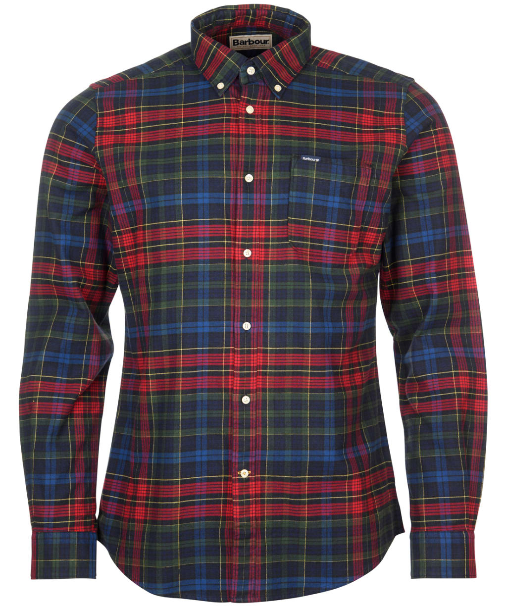 Men’s Barbour Ronan Tailored Shirt - Navy Check