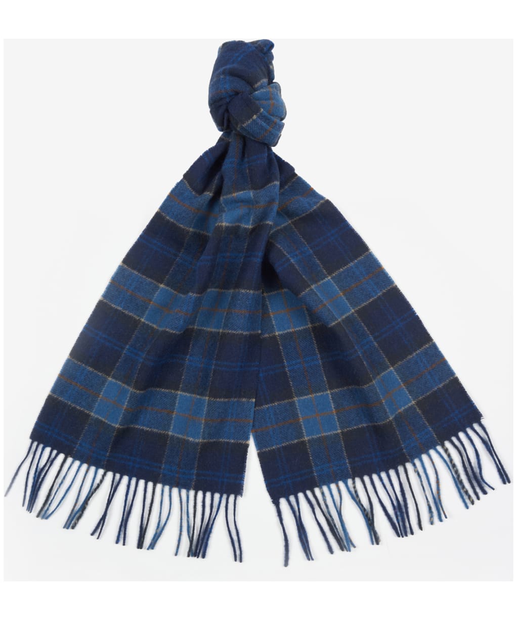 Barbour Tartan Lambswool Scarf - MIDNIGHT TARTAN
