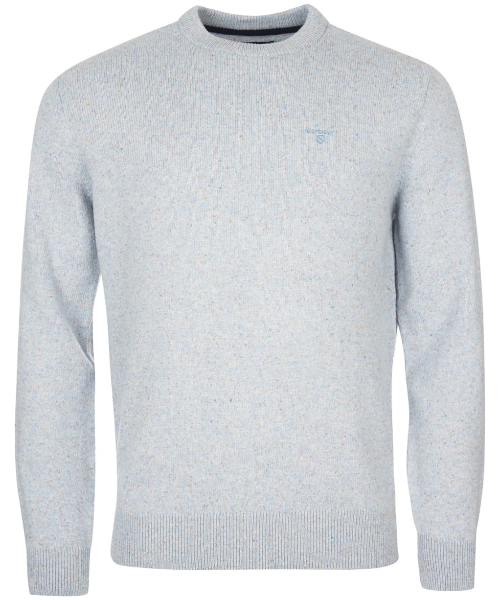 Men's Barbour Tisbury Crew Neck Sweater - Sky Blue