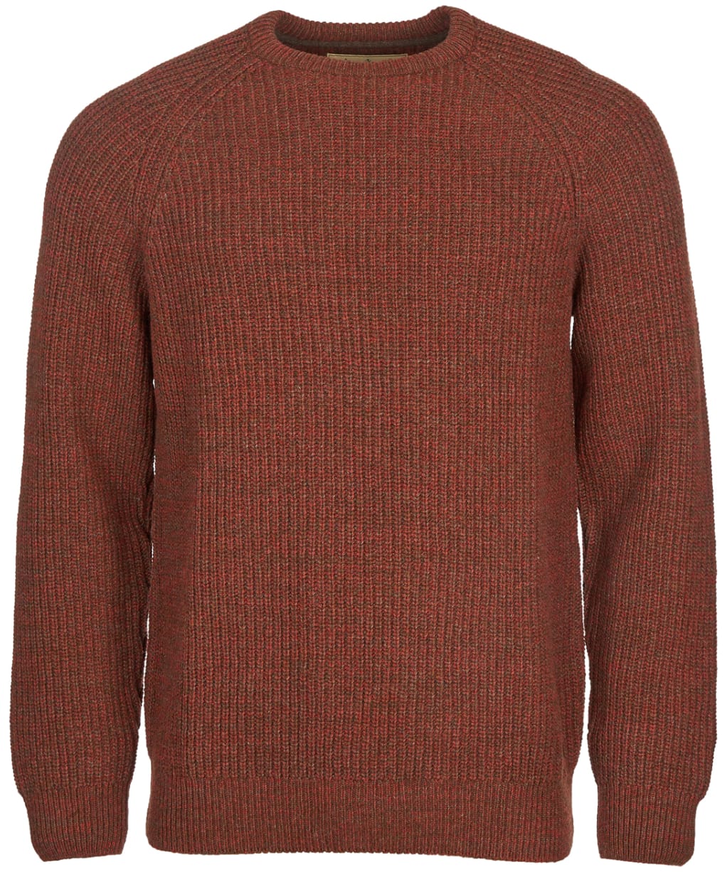Men's Barbour Horseford Crew Neck Sweater - Cinnamon