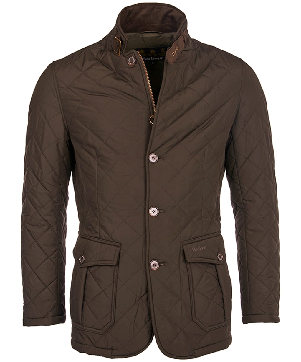 Men's Barbour Lutz Quilted Jacket - Olive