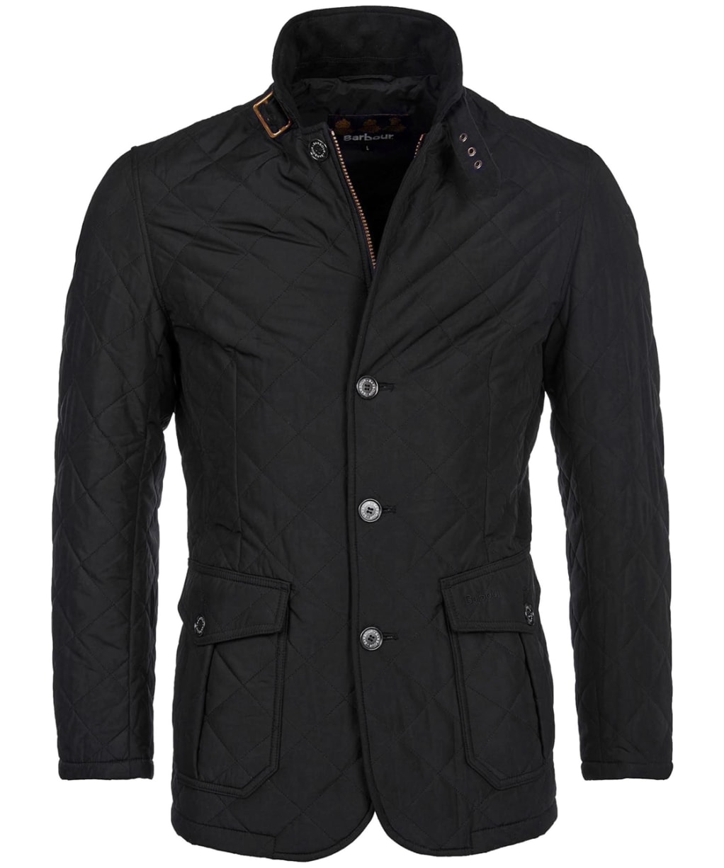 Men's Barbour Lutz Quilted Jacket - Black