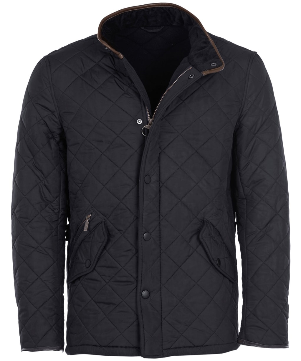 Men's Barbour Powell Quilted Jacket - Navy