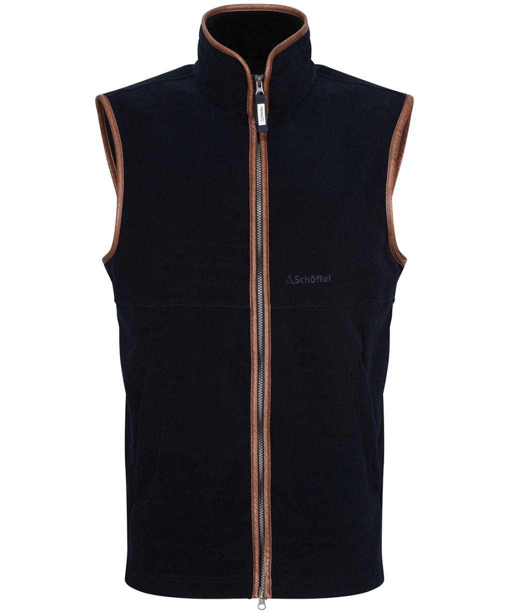 Men's Schoffel Oakham Fleece Gilet - Navy