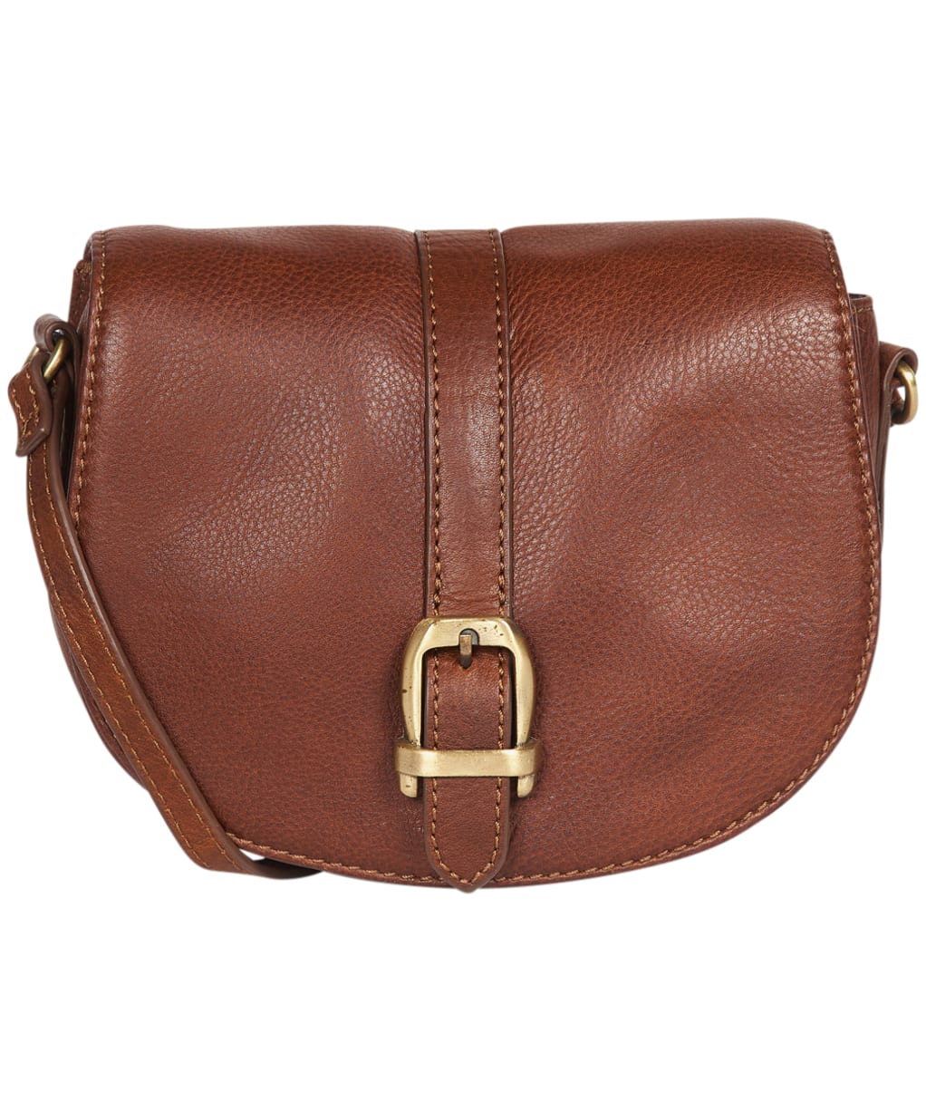 Women’s Barbour Laire Leather Saddled Bag - Brown