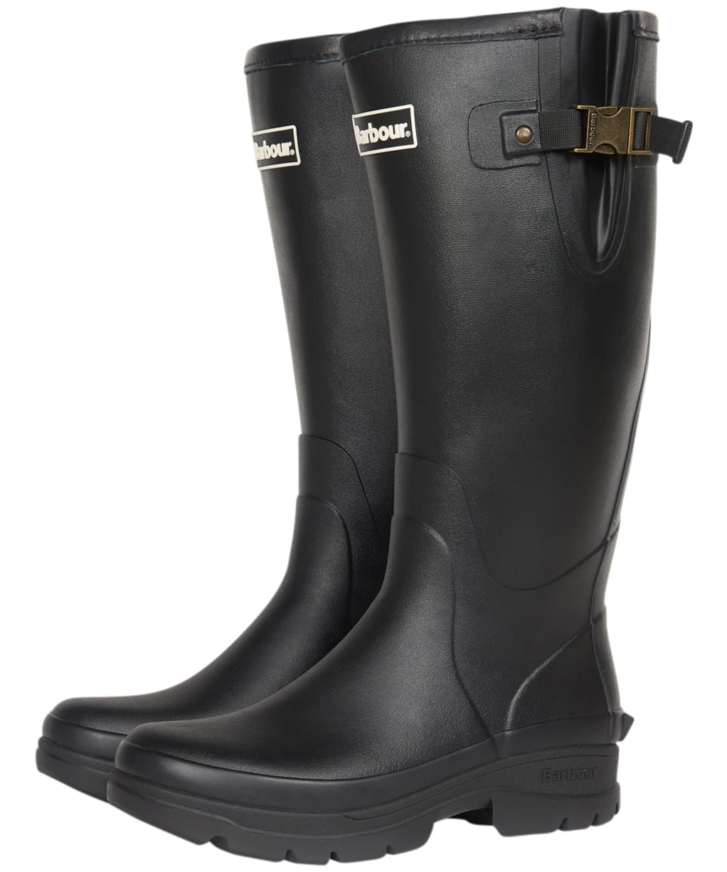 Men's Barbour Tempest Neoprene Wellingtons - Black