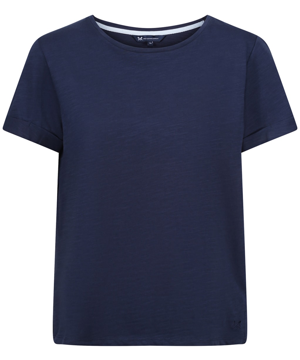 Women’s Crew Clothing Perfect Slub T-Shirt - Navy