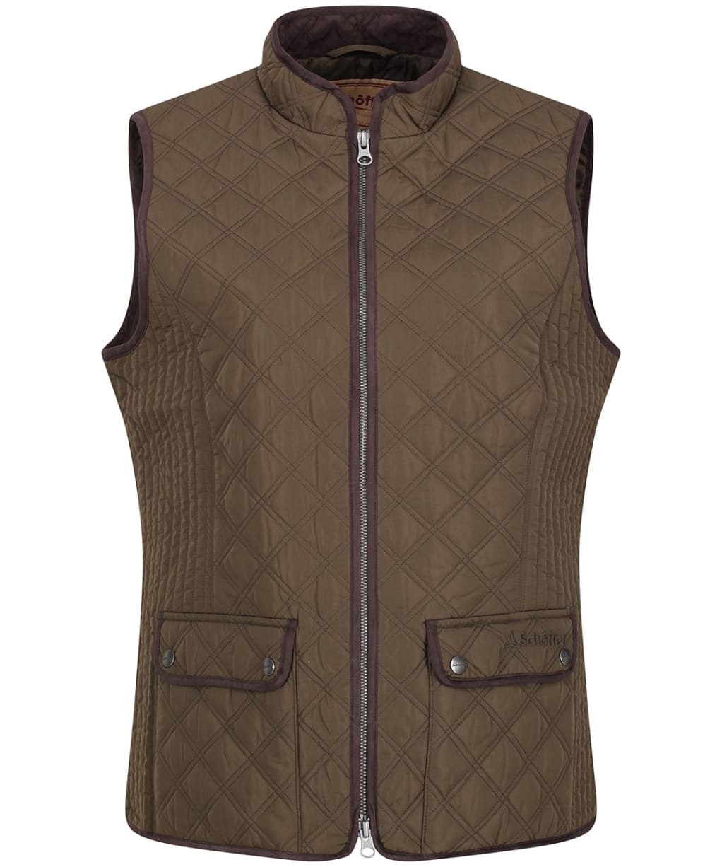 Women’s Schoffel Quilted Gilet - Olive