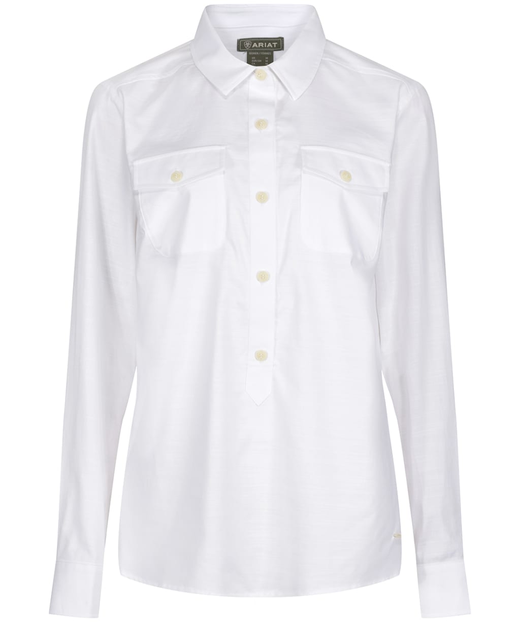 Women’s Ariat Loyola Popover Shirt - White