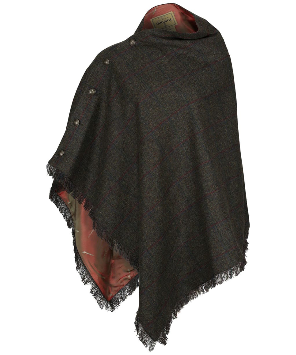 Women's Dubarry Hazelwood Tweed Poncho - Hemlock