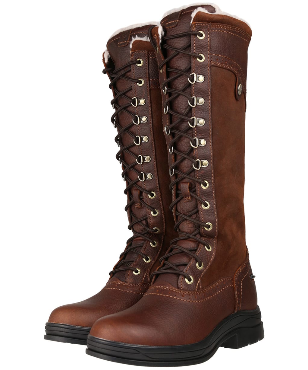 Women’s Ariat Wythburn Tall Waterproof Boots - Dark Brown