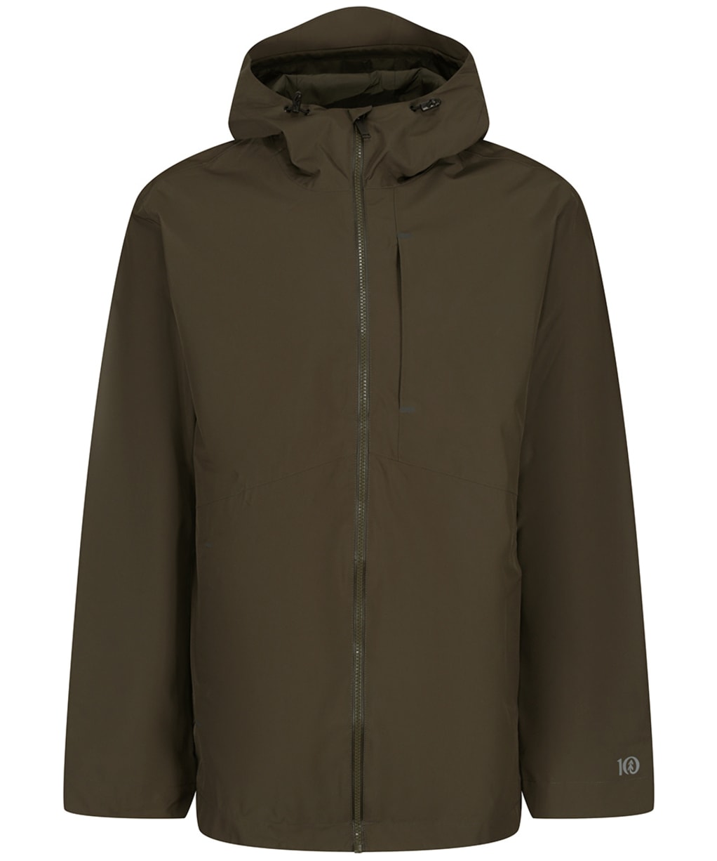 Men’s Tentree Nimbus Rain Jacket - Black Olive Green