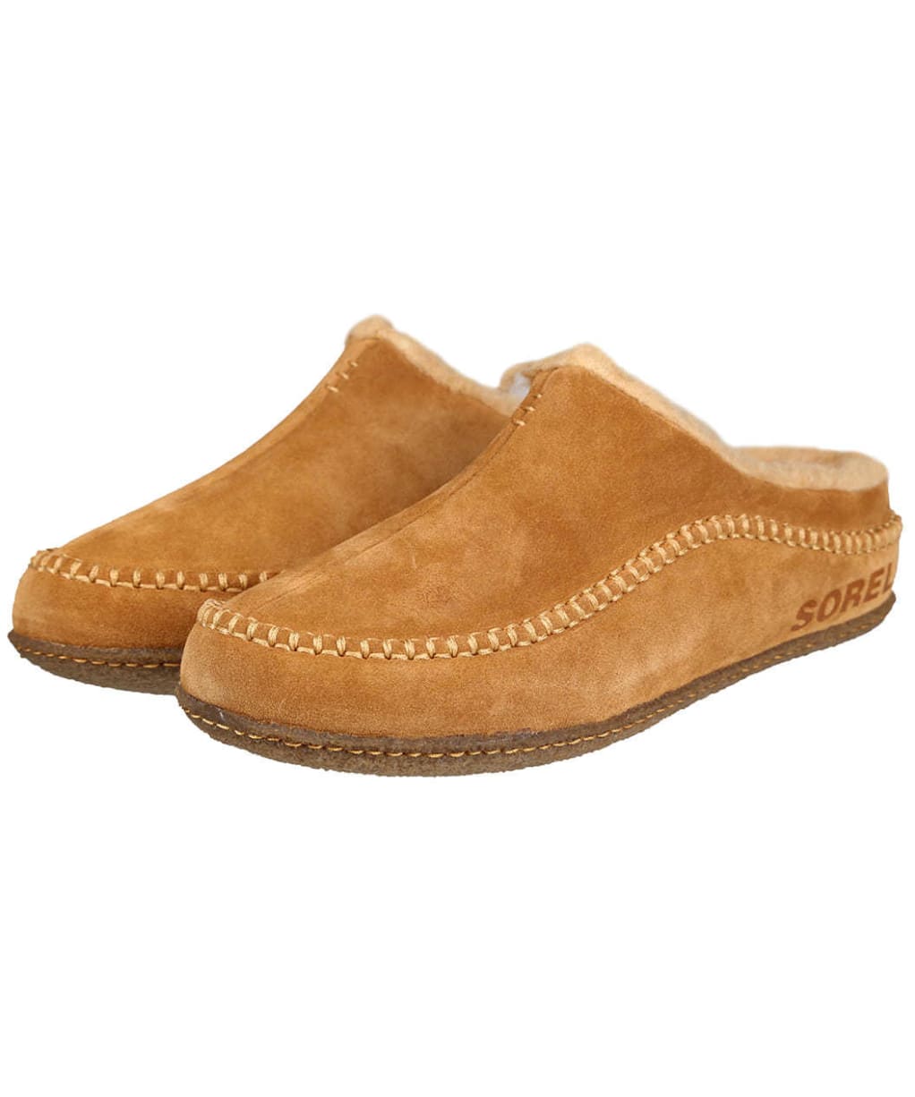 Men’s Sorel Lanner Ridge Slippers - Camel Brown / Curry