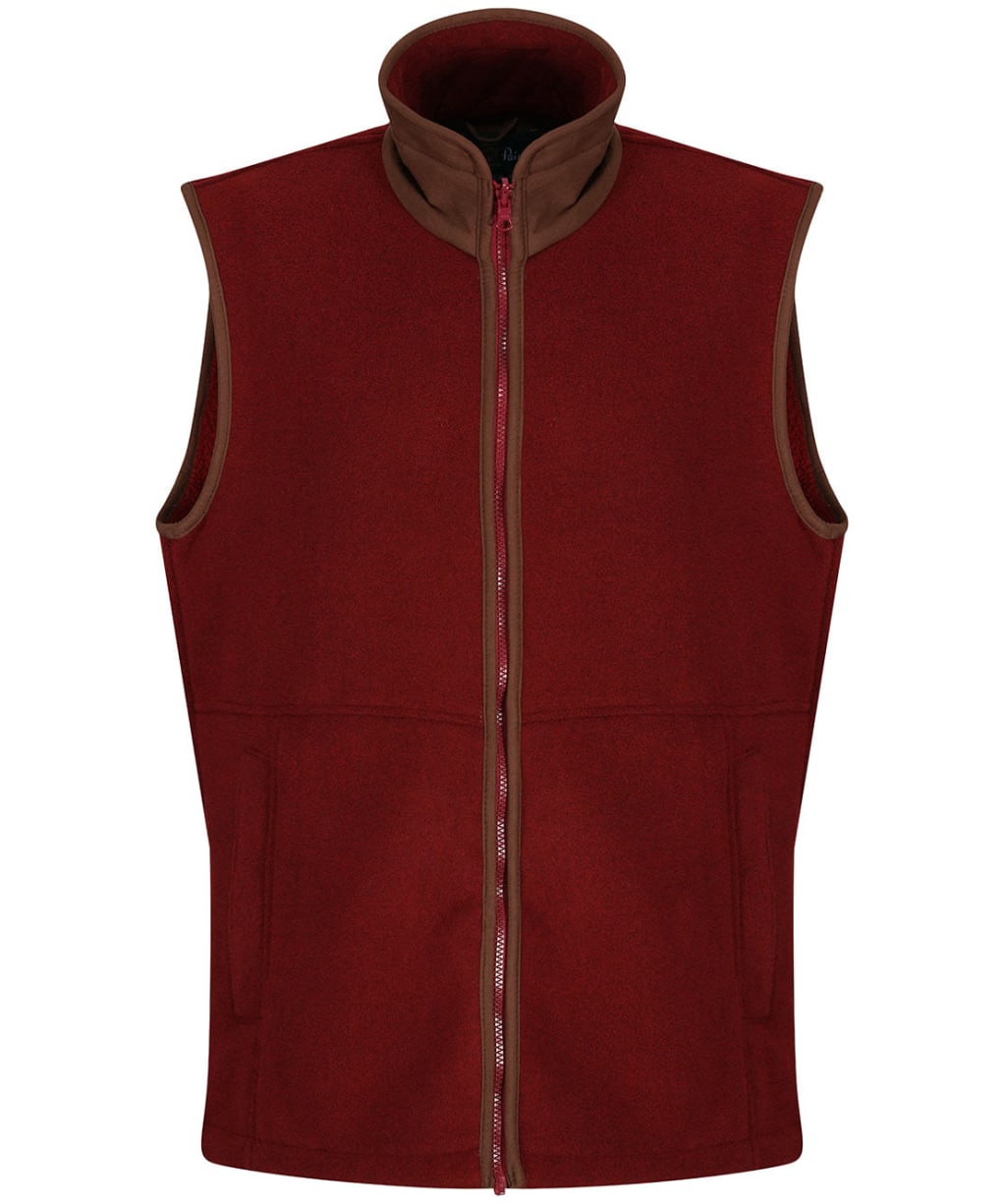 Men's Alan Paine Aylsham Fleece Waistcoat - Bloodstone