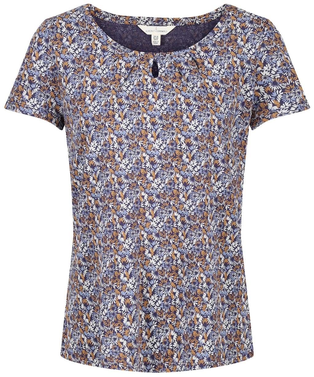 Women’s Seasalt Appletree Top II - Petal Stamp Deep Water